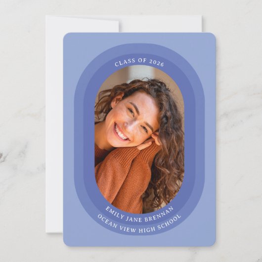 Graduation Announcement Grad Photo Card Aankondiging (Voorkant)