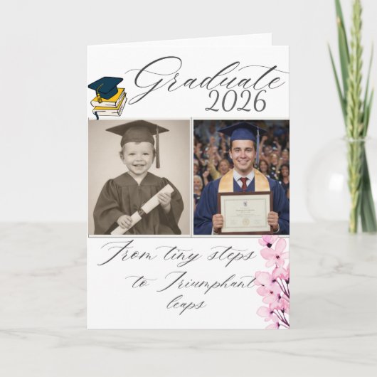 Graduation announcement  kaart (Voorkant)