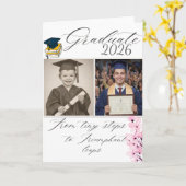 Graduation announcement  kaart (Gele Bloem)