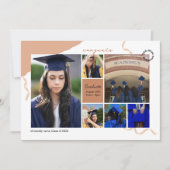 Graduation Announcement Photo Collage Template Aankondiging (Voorkant)