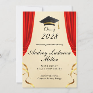 Graduation Announcements No Photo Aankondiging