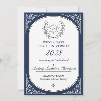 Graduation Announcements With Photo Insert Aankondiging