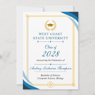 Graduation Announcements Without Photo Aankondiging