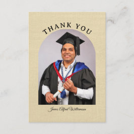 Graduation Arch Thank You card Kaart