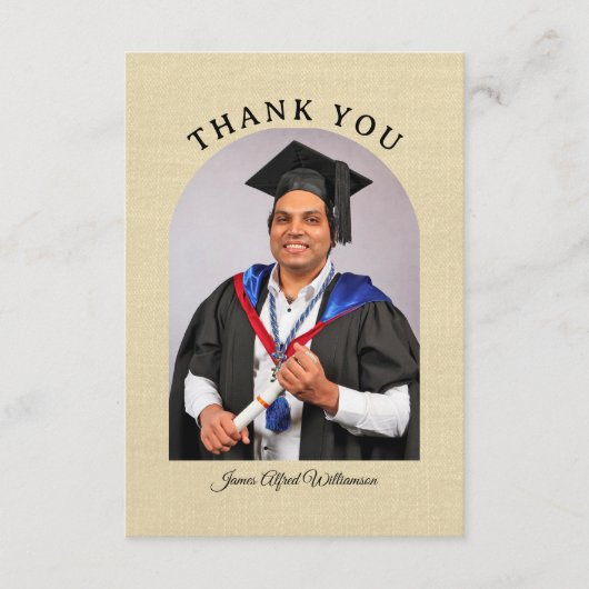 Graduation Arch Thank You card Kaart (Voorkant)