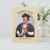 Graduation Arch Thank You card Kaart (Staand voorkant)