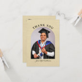 Graduation Arch Thank You card Kaart (Voorkant / Achterkant in situ)