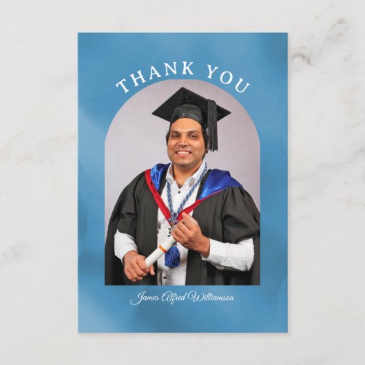 Graduation Arch Thank You card Kaart (Voorkant)