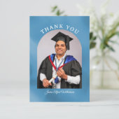 Graduation Arch Thank You card Kaart (Staand voorkant)