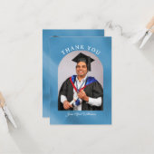Graduation Arch Thank You card Kaart (Voorkant / Achterkant in situ)