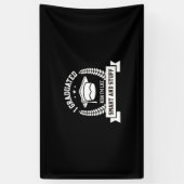 Graduation Art | I Graduated Now I Am Like Smart Spandoek (Verticaal)