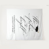 GRADUATION BACKDROP BANNER THE FUTURE IS BRIGHT WANDKLEED (Voorkant (horizontaal))