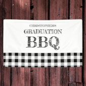 Graduation BBQ Gingham Spandoek
