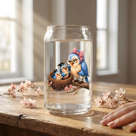 Graduation Bird Drinkware Set Kan Glas