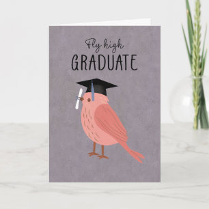 Graduation Bird Fly High Kaart