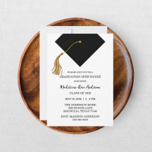 Graduation Black Cap And Tassel Photo Open House 