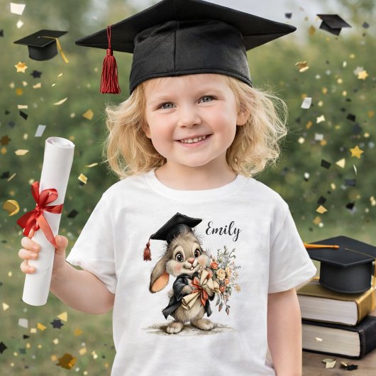 Graduation Bunny  Kinder Shirts