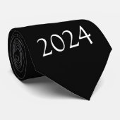 Graduation cap 2024 - gepersonaliseerd stropdas (Opgerold)