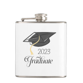 Graduation Cap Afstuderen Jaar Afstuderen Gift Heupfles