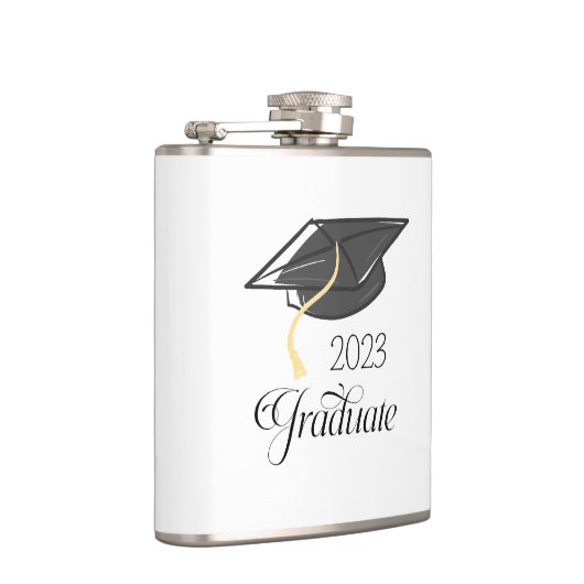 Graduation Cap Afstuderen Jaar Afstuderen Gift Heupfles (Rechts)