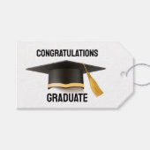 Graduation Cap Cadeau Labels Cadeaulabel (Voorkant (Horizontaal))