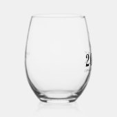 Graduation Cap Caligrafie Gepersonaliseerd Afstude Wijnglas Zonder Voet (Rechts)