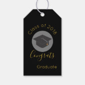 Graduation Cap Congrats Afstuderen Klasse van 20xx Cadeaulabel (Voorkant)