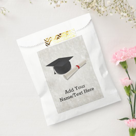 Graduation Cap Diploma  Bedankzakje (Gezegeld)