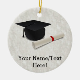 Graduation Cap Diploma  Keramisch Ornament