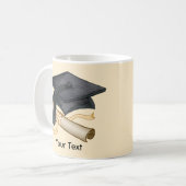 Graduation Cap Diploma mok (Voorkant links)