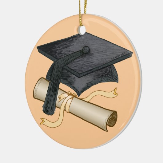 Graduation Cap Diploma ornament (Links)