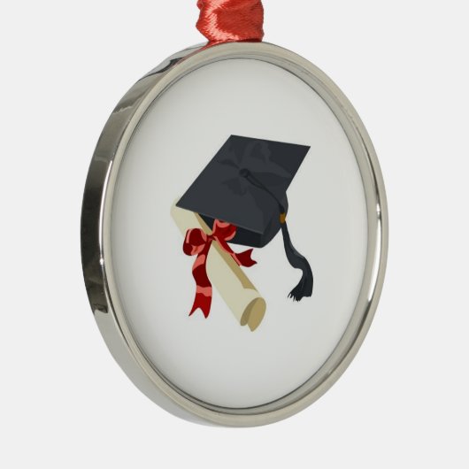 Graduation Cap & Diploma Ornament (Rechts)