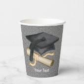 Graduation Cap Diploma Papieren Bekers (Achterkant)