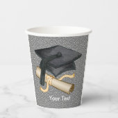 Graduation Cap Diploma Papieren Bekers (Voorkant)