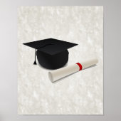 Graduation Cap Diploma  Poster (Voorkant)