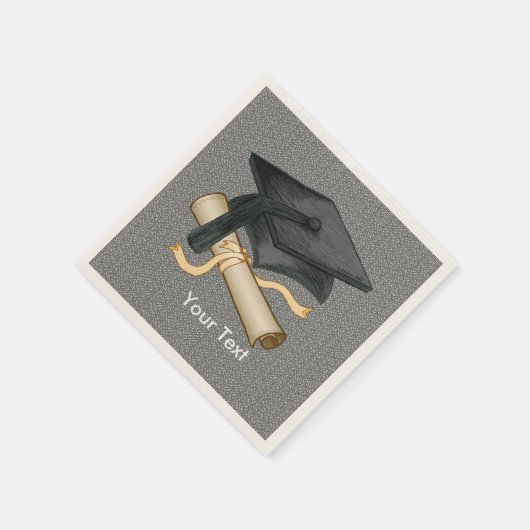 Graduation Cap Diploma Servet (Hoek)