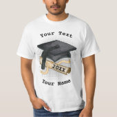Graduation Cap Diploma T-shirt (Voorkant)
