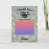 Graduation Cap Foto bedankt Kaart (Voorkant)