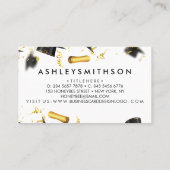 Graduation Cap Grown School Collage Visitekaartje (Achterkant)