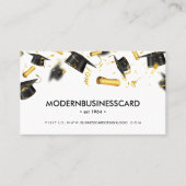 Graduation Cap Grown School Collage Visitekaartje (Voorkant)