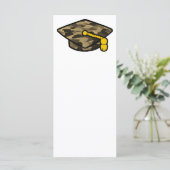 Graduation Cap Khaki Camo (Staand voorkant)