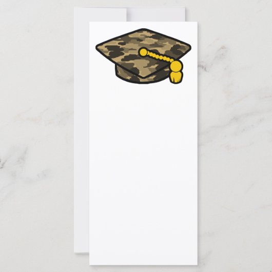 Graduation Cap Khaki Camo (Voorkant)