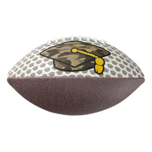 Graduation Cap Khaki Camo American Football