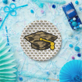 Graduation Cap Khaki Camo Papieren Bordje (Feest)