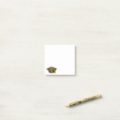 Graduation Cap Khaki Camo Post-it® Notes (Op bureau)