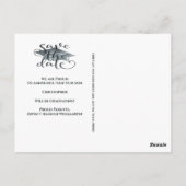 Graduation Cap Modern Bewaar de datum Briefkaart (Achterkant)