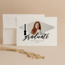 Graduation Cap Modern Minimalist 4 foto's Verticaa