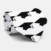 Graduation Cap Pattern Stropdas (Opgerold)
