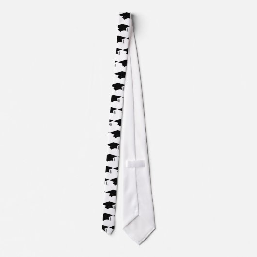 Graduation Cap Pattern Stropdas (Achterkant)