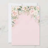 Graduation Cap, Rozen Lichtroze Afstuderen Kaart (Achterkant)